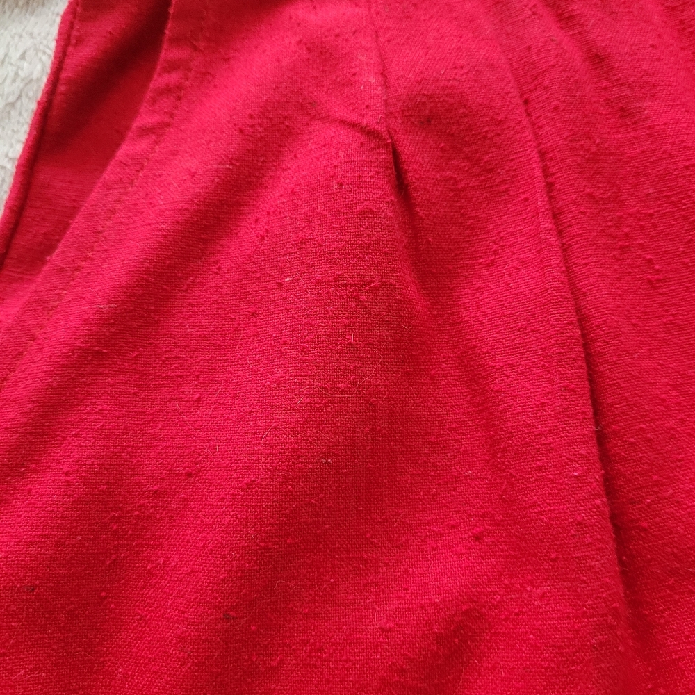 Brand New- High Waisted Pants in  Raw Silk - Picture 9 of 10